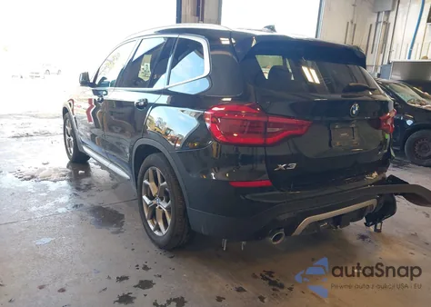 2020 BMW X3 xDrive30I z USA, uszkodzony, nr VIN 5UXTY5C00L9D62782